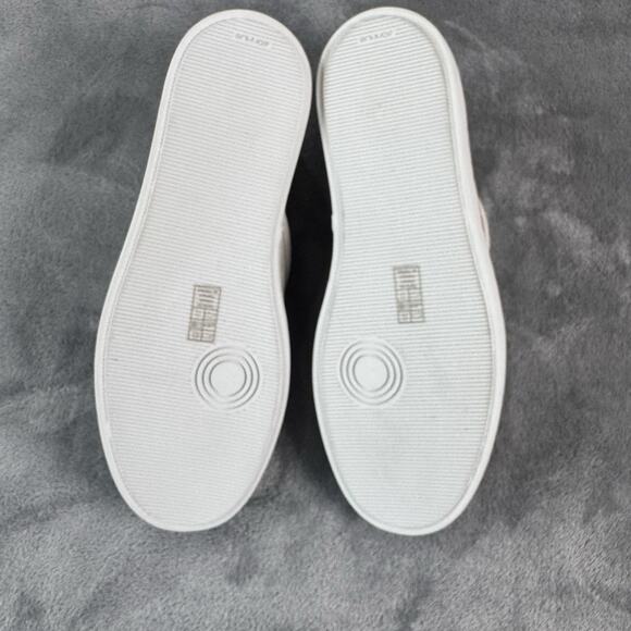 Size 8 D Allen Edmonds ALPHA Men\'s Slip-On Casual Sneakers Light Grey Suede 190N